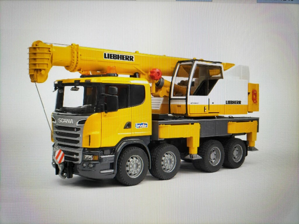 Scania Super 560R Liebherr Crane truck
with Light + Sound Module Br 3571