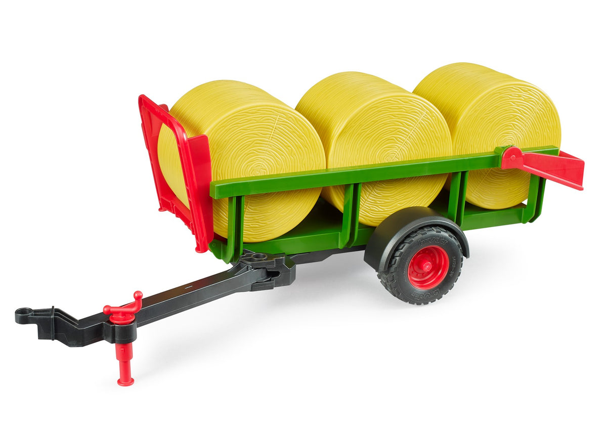 Bruder Self loading bale trailer with 3 bales