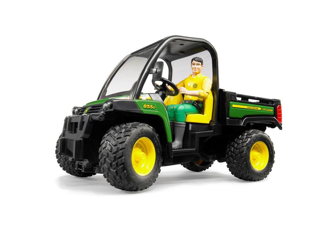 John Deere Gator XUV 855D with driver