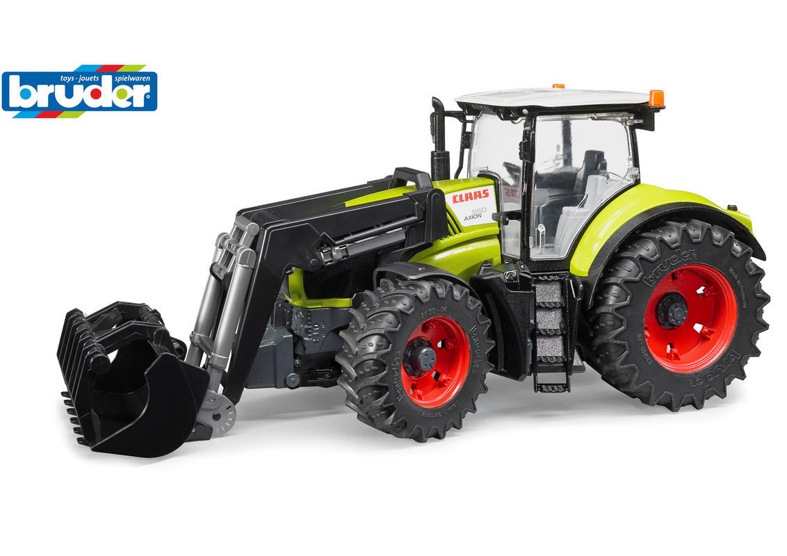 Claas Axion 950 with frontloader