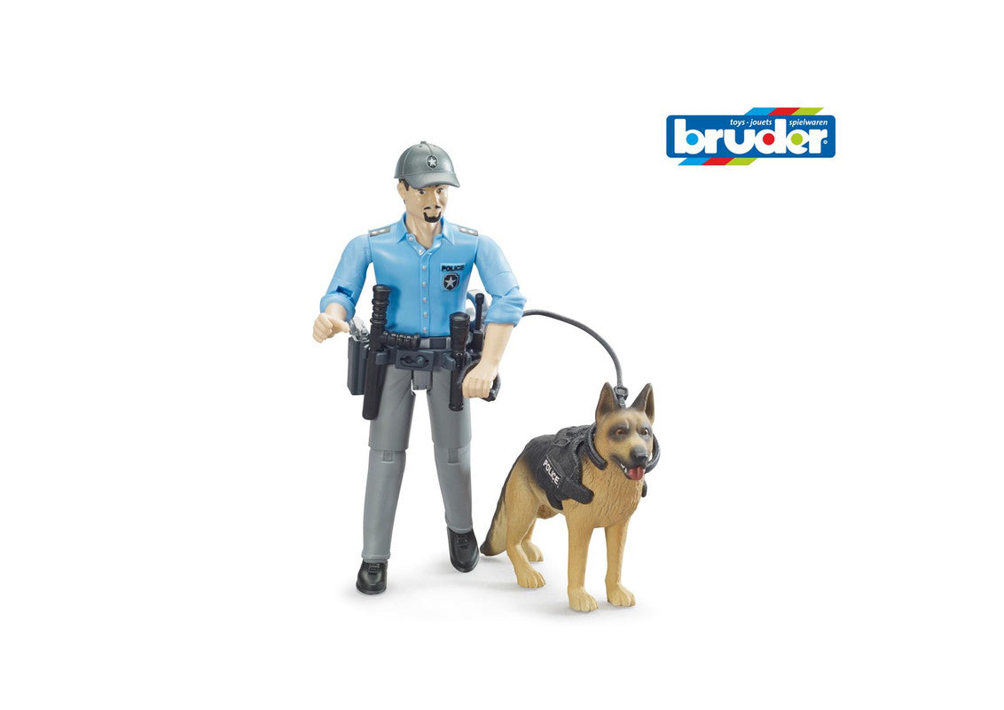bworld Policeman with dog