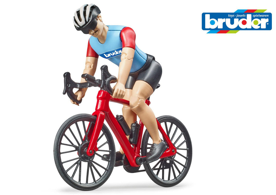 bworld Road bike with cyclist