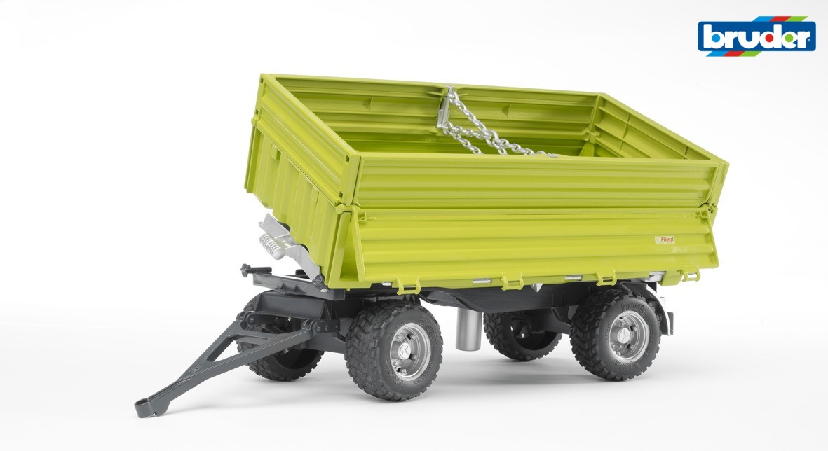 Fliegl Three way tipp. trailer with removable top