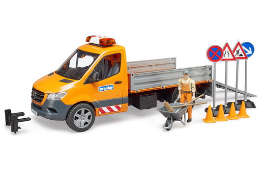 MB Sprinter Municipal with driver, Light + Sound Module and accessories