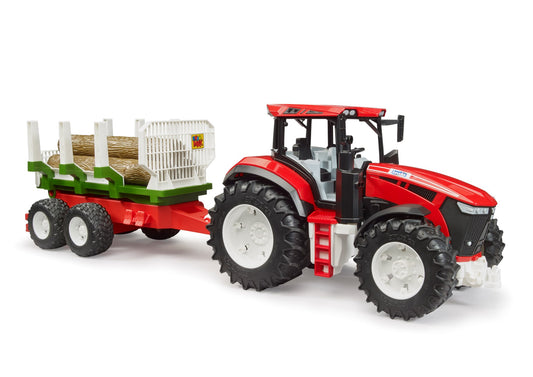 ROADMAX Tractor with forestry trailer & 3 logs