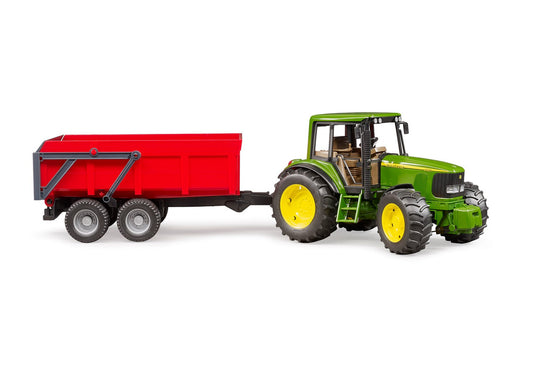 John Deere 6920 with tipping trailer