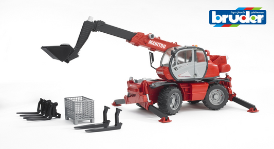 Manitou Telescopic forklift MRT 2150 with accessories