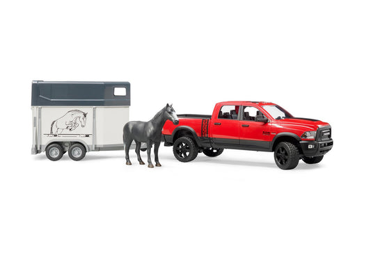 RAM 2500 Power Wagon with horse trailer and 1 horse