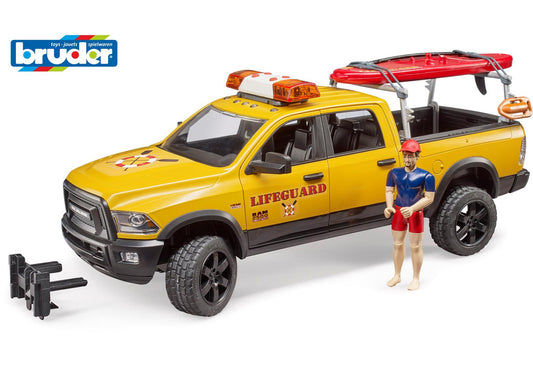 RAM 2500 Power Wagon Life Guard with figure, Stand Up Paddle and Light & Sound Module
