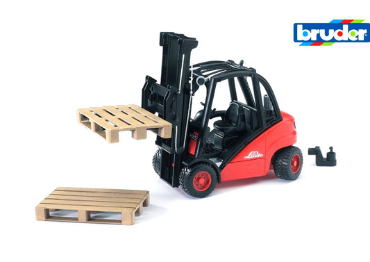 Linde fork lift H30D with 2 pallets